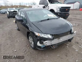 2014 Honda Civic Sedan LX with VIN 2HGFB2F5XEH503249, listed as a IAAI auction lot 42039949 with 141,952 mi miles. Bid and sale history available at carsss.com. Image 1.