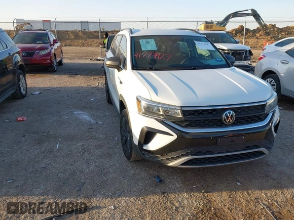 2023 Volkswagen Taos S z VIN 3VVDX7B22PM346886, wystawiony jako IAAI lot #41771427 z przebiegiem 46 695 mil mil oraz . Historia ofert i sprzedaży dostępna na DreamBid. Obrazek 1.