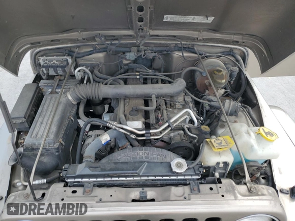 2003 Jeep Wrangler Sahara with VIN 1J4FA59S13P312830, listed as a Copart auction lot 52730955 with 99,247 mi miles and Salvage title. Bid and sale history available at DreamBid. Image 11.