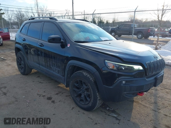 2022 Jeep Cherokee Trailhawk with VIN 1C4PJMBX7ND508267, listed as a IAAI auction lot 41356773 with 74,019 mi miles. Bid and sale history available at carsss.com. Image 1.