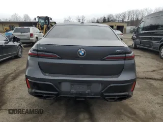 2024 BMW 7 Series 760i xDrive with VIN WBA33EJ08RCR61308, listed as a Copart auction lot 47663095 with 16,294 mi miles and Salvage title. Bid and sale history available at DreamBid. Image 6.