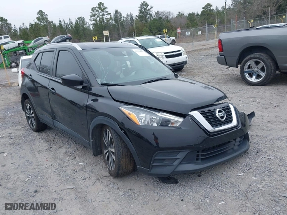 2018 Nissan Kicks SV with VIN 3N1CP5CU6JL540903, listed as a IAAI auction lot 41574975 with 84,793 mi miles. Bid and sale history available at carsss.com. Image 1.