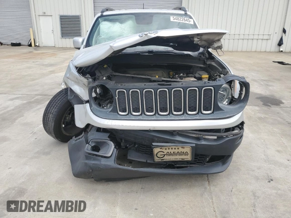 2018 Jeep Renegade Latitude with VIN ZACCJABB3JPH11802, listed as a Copart auction lot 54822645 with 130,541 mi miles and Salvage title. Bid and sale history available at DreamBid. Image 5.
