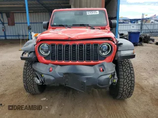 2024 Jeep Gladiator Rubicon z VIN 1C6JJTBG7RL105165, wystawiony jako Copart lot #57459125 z przebiegiem 2 092 mil mil oraz Szkoda całkowita • Salvage title. Historia ofert i sprzedaży dostępna na DreamBid. Obrazek 5.