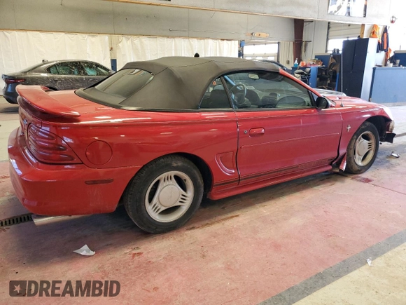 1995 Ford Mustang with VIN 1FALP4448SF223731, listed as a Copart auction lot 48657374 with 163,680 mi miles and Non repairable. Bid and sale history available at DreamBid. Image 3.