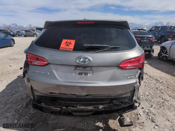 2013 Hyundai Santa Fe Sport with VIN 5XYZUDLB3DG076473, listed as a Copart auction lot 48155945 with 0 mi miles and Non Repairable. Bid and sale history available at carsss.com. Image 6.