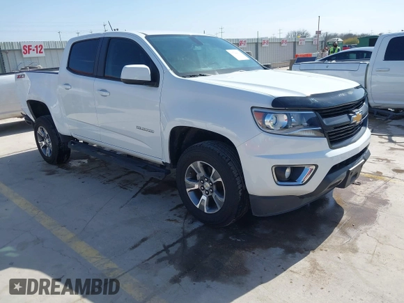 2019 Chevrolet Colorado 2WD Z71 with VIN 1GCGSDEN9K1270894, listed as a IAAI auction lot 41744431 with 72,574 mi miles. Bid and sale history available at carsss.com. Image 1.