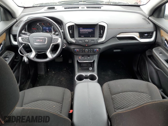 2021 GMC Terrain SLE with VIN 3GKALMEV2ML319887, listed as a Copart auction lot 59270305 with 36,338 mi miles and Salvage title. Bid and sale history available at DreamBid. Image 8.
