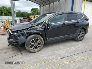 2020 Honda CR-V EX with VIN 2HKRW1H58LH420575, listed as a Copart auction lot 61696025 with 57,376 mi miles and Salvage title. Bid and sale history available at DreamBid. Image 1.