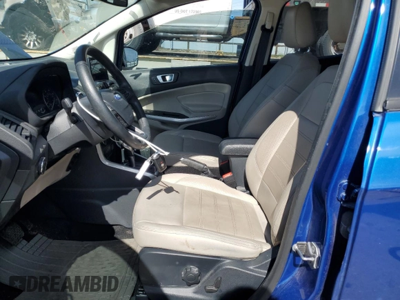 2019 Ford EcoSport Titanium with VIN MAJ6S3KL3KC254628, listed as a Copart auction lot 52992875 with 41,057 mi miles and Salvage Title. Bid and sale history available at DreamBid. Image 7.