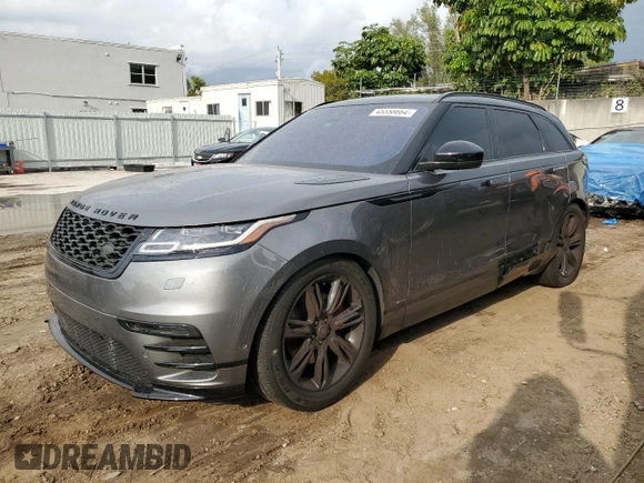 2018 Land Rover Range Rover Velar R-Dynamic SE with VIN SALYL2RV7JA741870, listed as a Copart auction lot 45358664 with 53,581 mi miles. Bid and sale history available at carsss.com. Image 1.
