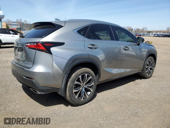 2017 Lexus NX 200t with VIN JTJBARBZ1H2126452, listed as a Copart auction lot 53631455 with 89,727 mi miles and Salvage title. Bid and sale history available at DreamBid. Image 3.