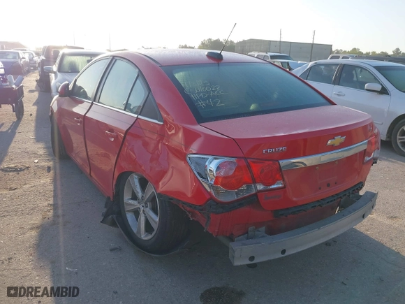 2015 Chevrolet Cruze LT with VIN 1G1PE5SB8F7267925, listed as a IAAI auction lot 41977019 with 111,539 mi miles. Bid and sale history available at carsss.com. Image 3.