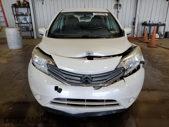 2015 Nissan Note SV with VIN 3N1CE2CP0FL439569, listed as a Copart auction lot 54829795 with 77,627 mi miles and Salvage Title. Bid and sale history available at DreamBid. Image 5.