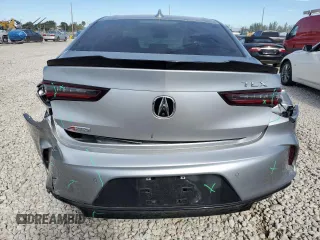 2021 Acura TLX w/A-Spec Package with VIN 19UUB5F54MA012441, listed as a Copart auction lot 86697494 with 40,859 mi miles and Salvage Title. Bid and sale history available at carsss.com. Image 6.