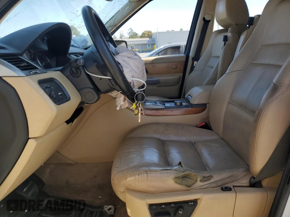 2006 Land Rover Range Rover Sport HSE with VIN SALSF25476A945506, listed as a Copart auction lot 60714065 with 204,600 mi miles and Salvage title. Bid and sale history available at DreamBid. Image 7.