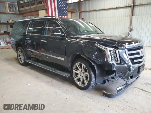 2015 Cadillac Escalade ESV Premium with VIN 1GYS4TKJ4FR631854, listed as a Copart auction lot 50346025 with 128,406 mi miles and Salvage title. Bid and sale history available at DreamBid. Image 4.