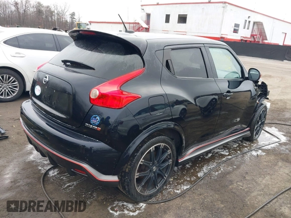 2013 Nissan Juke S with VIN JN8AF5MV6DT232097, listed as a IAAI auction lot 41126299 with 129,828 mi miles. Bid and sale history available at carsss.com. Image 4.