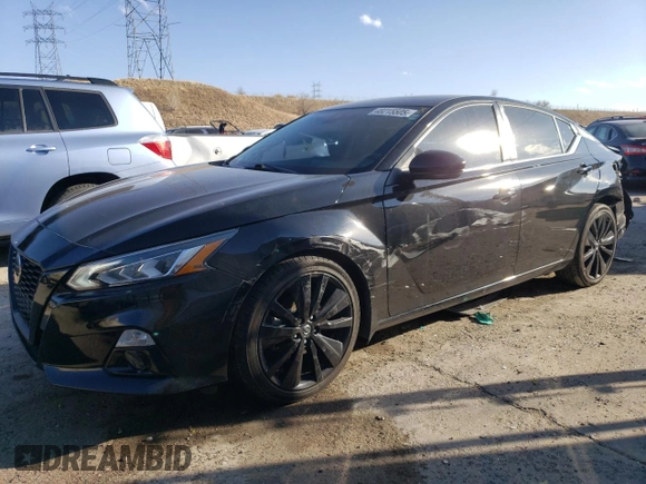 2022 Nissan Altima 2.5 SR with VIN 1N4BL4CV5NN380757, listed as a Copart auction lot 48215505 with 39,286 mi miles and Salvage Title. Bid and sale history available at carsss.com. Image 1.
