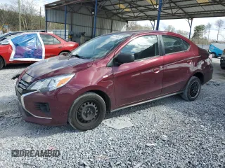 2022 Mitsubishi Mirage ES z VIN ML32FUFJ0NHF00656, wystawiony jako Copart lot #48864845 z przebiegiem 56 396 mil mil oraz Szkoda całkowita • Salvage title. Historia ofert i sprzedaży dostępna na DreamBid. Obrazek 1.