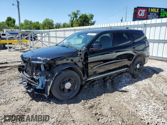 2024 Dodge Durango Special Service with VIN 1C4SDJFT4RC198792, listed as a Copart auction lot 53958545 with 8,611 mi miles and Salvage title. Bid and sale history available at DreamBid. Image 1.