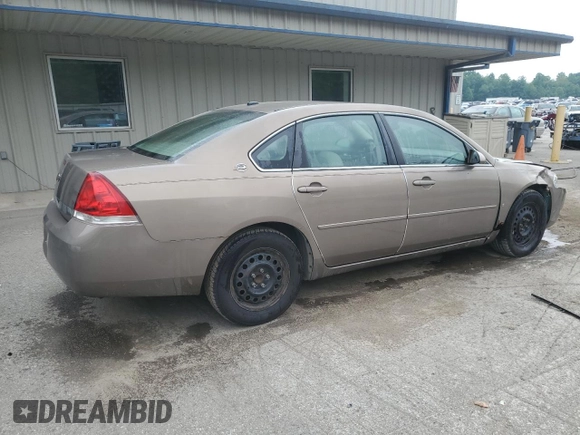 2006 Chevrolet Impala LS z VIN 2G1WB58KX69170056, wystawiony jako Copart lot #60499895 z przebiegiem 106 632 mil mil oraz Szkoda całkowita • Salvage title. Historia ofert i sprzedaży dostępna na DreamBid. Obrazek 3.