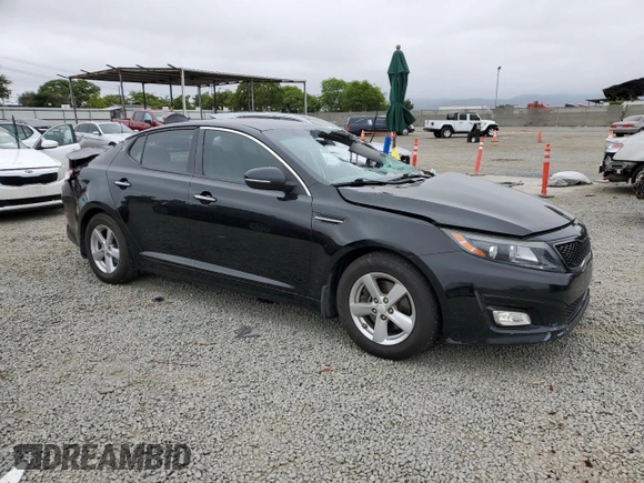 2015 Kia Optima LX with VIN 5XXGM4A74FG431423, listed as a Copart auction lot 59983165 with 168,730 mi miles and Salvage title. Bid and sale history available at DreamBid. Image 4.