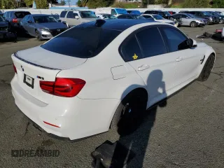 2017 BMW M3 with VIN WBS8M9C51H5G42191, listed as a Copart auction lot 44309983 with 56,365 mi miles. Bid and sale history available at carsss.com. Image 3.