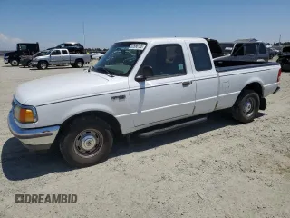 1997 Ford Ranger XLT with VIN 1FTCR14X6VPA57723, listed as a Copart auction lot 62686195 with 146,045 mi miles and Salvage title. Bid and sale history available at DreamBid. Image 1.