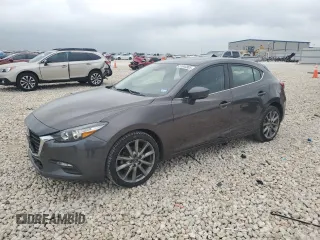 2018 Mazda 3 Touring with VIN 3MZBN1L33JM238863, listed as a Copart auction lot 51844805 with 75,615 mi miles and Salvage Title. Bid and sale history available at DreamBid. Image 1.