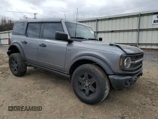 2022 Ford Bronco with VIN 1FMEE5BP0NLA95787, listed as a Copart auction lot 47701705 with 50,173 mi miles and Salvage title. Bid and sale history available at DreamBid. Image 4.