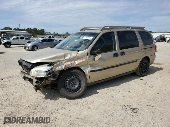 2006 Chevrolet Uplander LS Fleet with VIN 1GNDV23LX6D105528, listed as a Copart auction lot 47930175 with 285,886 mi miles and Salvage Title. Bid and sale history available at DreamBid. Image 1.