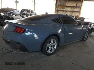2024 Ford Mustang EcoBoost with VIN 1FA6P8TH8R5122598, listed as a Copart auction lot 58627015 with 15,557 mi miles and Salvage title. Bid and sale history available at DreamBid. Image 3.