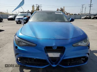 2018 Alfa Romeo Giulia Ti Sport with VIN ZARFAECN6J7597861, listed as a Copart auction lot 61804355 with Not provided miles and Clean title. Bid and sale history available at DreamBid. Image 5.