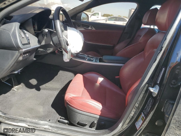 2019 Kia Stinger GT with VIN KNAE35LCXK6055410, listed as a Copart auction lot 48775755 with 72,549 mi miles and Salvage Title. Bid and sale history available at carsss.com. Image 7.