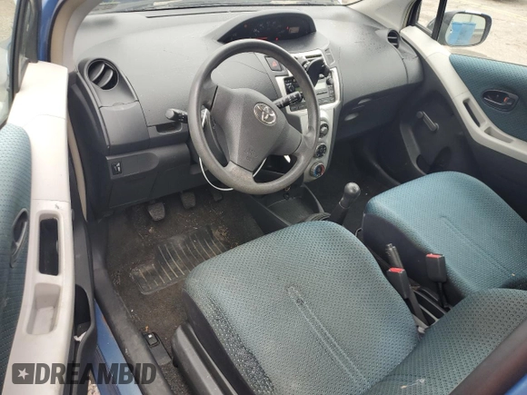 2007 Toyota Yaris with VIN JTDJT923475083016, listed as a Copart auction lot 52903115 with 127,280 mi miles and Salvage Title. Bid and sale history available at carsss.com. Image 8.