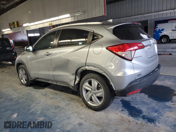 2019 Honda HR-V EX-L with VIN 3CZRU6H76KM727749, listed as a Copart auction lot 86891134 with 69,980 mi miles and Salvage Title. Bid and sale history available at carsss.com. Image 2.