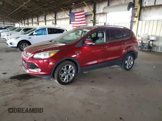 2015 Ford Escape Titanium with VIN 1FMCU0J93FUA27138, listed as a Copart auction lot 48378785 with 95,777 mi miles and Salvage Title. Bid and sale history available at carsss.com. Image 1.
