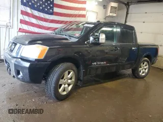 2011 Nissan Titan SL with VIN 1N6AA0ECXBN305433, listed as a Copart auction lot 47837825 with 344,919 mi miles and Salvage Title. Bid and sale history available at carsss.com. Image 1.