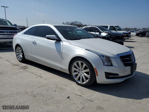 2015 Cadillac ATS Coupe Standard RWD with VIN 1G6AA1RX4F0115963, listed as a Copart auction lot 47489385 with 173,618 mi miles and Salvage Title. Bid and sale history available at carsss.com. Image 4.