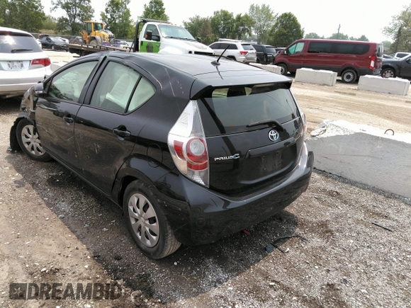2014 Toyota Prius One with VIN JTDKDTB34E1069233, listed as a IAAI auction lot 36813619 with Not Provided miles and . Bid and sale history available at DreamBid. Image 3.