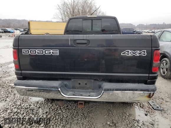 2001 Dodge Ram 2500 with VIN 1B7KF23661J187680, listed as a Copart auction lot 43448855 with 0 mi miles and Clean Title. Bid and sale history available at carsss.com. Image 6.