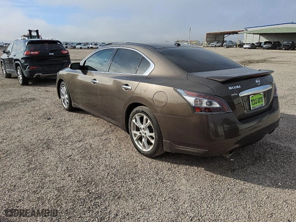 2013 Nissan Maxima 3.5 SV w/Premium Pkg with VIN 1N4AA5AP9DC825409, listed as a Copart auction lot 47041375 with 0 mi miles and Clean Title. Bid and sale history available at carsss.com. Image 2.