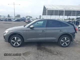 2023 Audi Q5 Sportback S line Premium Plus with VIN WA15AAFY2P2186641, listed as a IAAI auction lot 42111269 with 33,705 mi miles and . Bid and sale history available at DreamBid. Image 15.