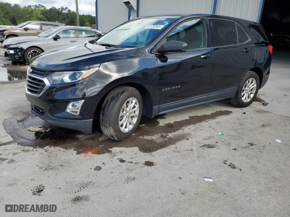 2019 Chevrolet Equinox LS with VIN 3GNAXHEV8KL183423, listed as a Copart auction lot 53156945 with 56,685 mi miles and Non Repairable. Bid and sale history available at carsss.com. Image 1.