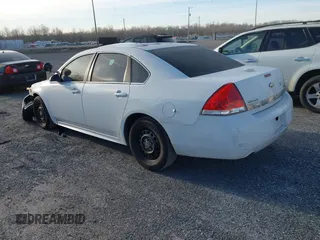 2011 Chevrolet Impala Police Police with VIN 2G1WD5EM9B1300532, listed as a IAAI auction lot 41714266 with 115,237 mi miles. Bid and sale history available at carsss.com. Image 3.