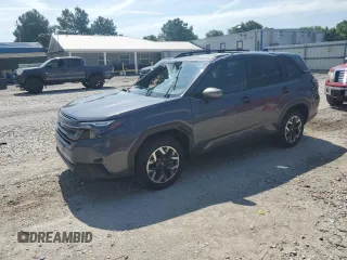 2025 Subaru Forester Premium with VIN JF2SLDDC7SH418153, listed as a Copart auction lot 59558405 with 6,721 mi miles and Salvage title. Bid and sale history available at DreamBid. Image 1.