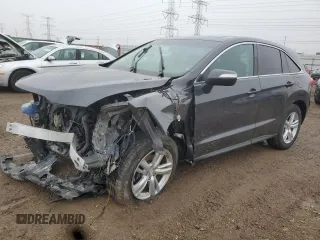 2014 Acura RDX Tech Pkg with VIN 5J8TB4H54EL022976, listed as a Copart auction lot 43689255 with 0 mi miles and Salvage Title. Bid and sale history available at carsss.com. Image 1.