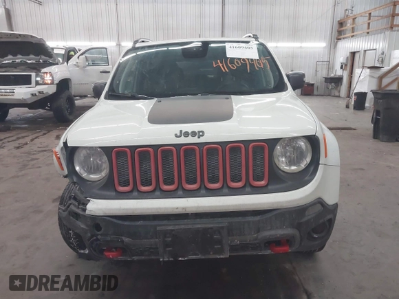 2018 Jeep Renegade Trailhawk с VIN ZACCJBCB2JPH68075, выставлен на аукционе IAAI как лот 41609405 с пробегом 131 139 миль миль и . История ставок и продаж доступна на DreamBid. Изображение 12.