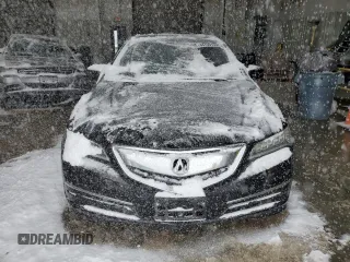 2016 Acura TLX with VIN 19UUB1F33GA002253, listed as a Copart auction lot 44750155 with 0 mi miles and Salvage Title. Bid and sale history available at carsss.com. Image 5.